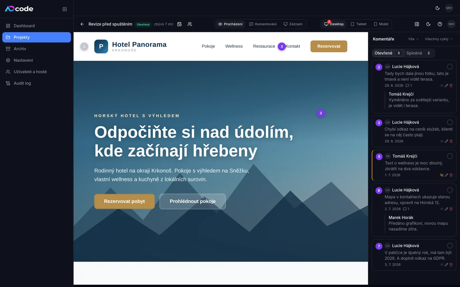Zpětná vazba tam, kde se pracuje
